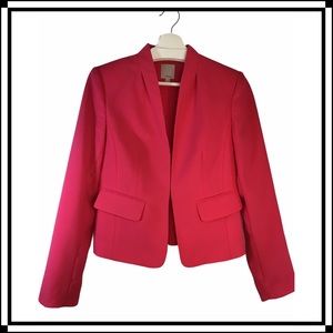 Halogen Open Front Blazer in Hot Pink - 4